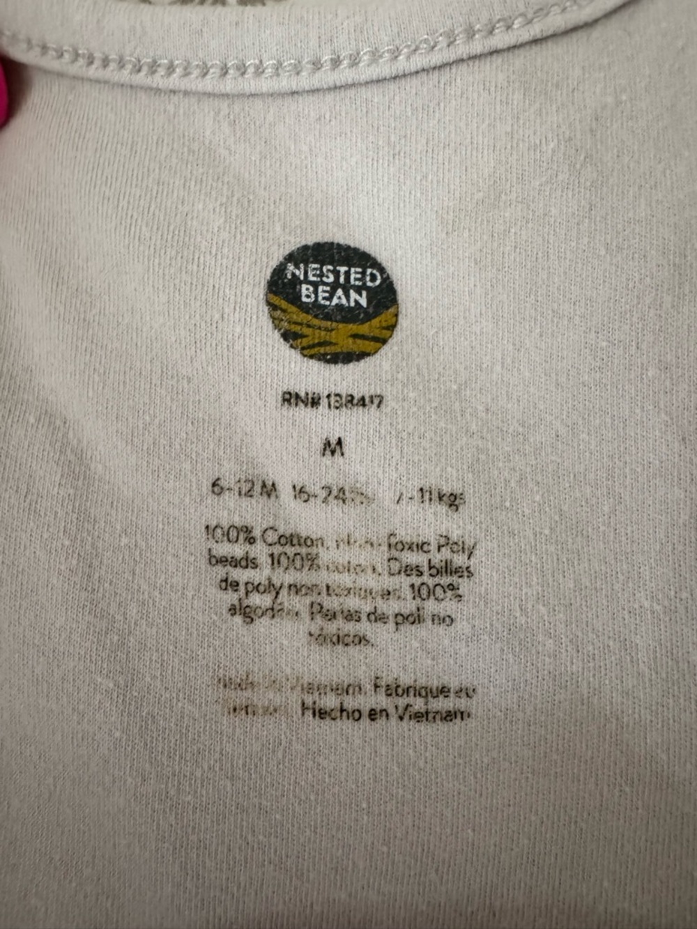 Nested Bean Sleep Sack - Picture 3 of 3